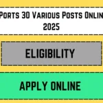 Indian Ports 30 Various Posts Online Form 2025_20250410_090551_0000